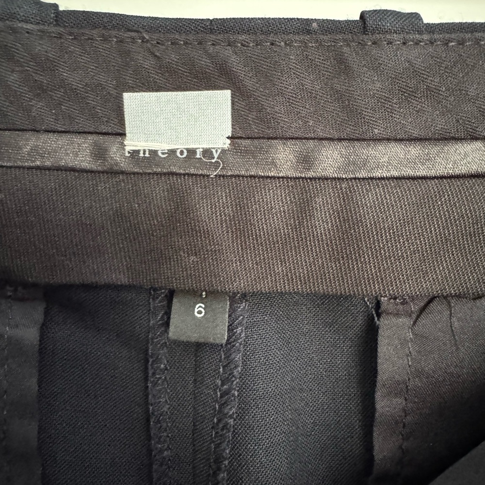 Theory Elegant Black Trousers
